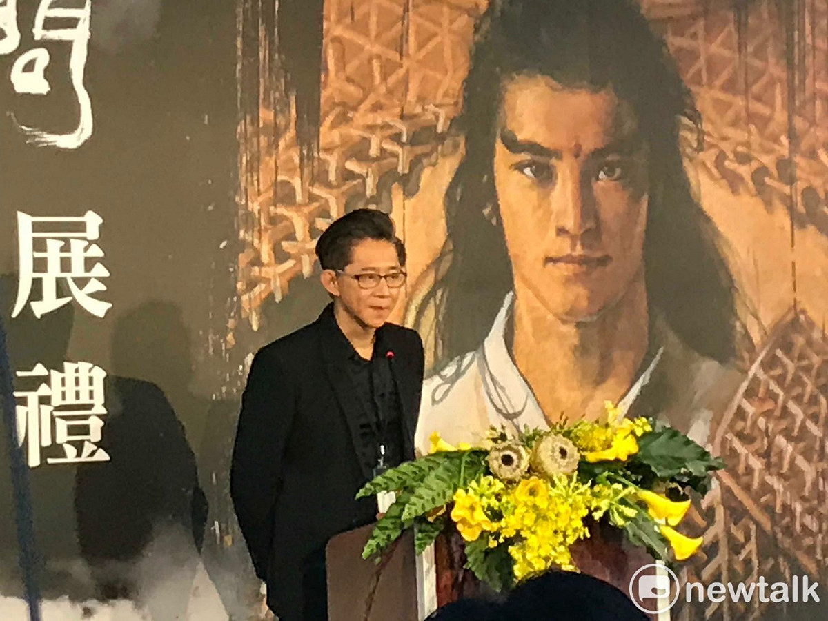 鄭問弟子、策展人鍾孟舜。 圖 : 周煊惠 / 攝