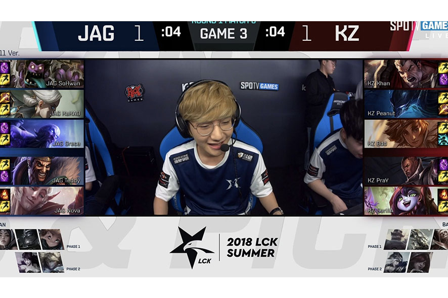 Peanut在第二局登場，並協助隊伍逆轉奪勝。 圖：翻攝自 LoL Esports