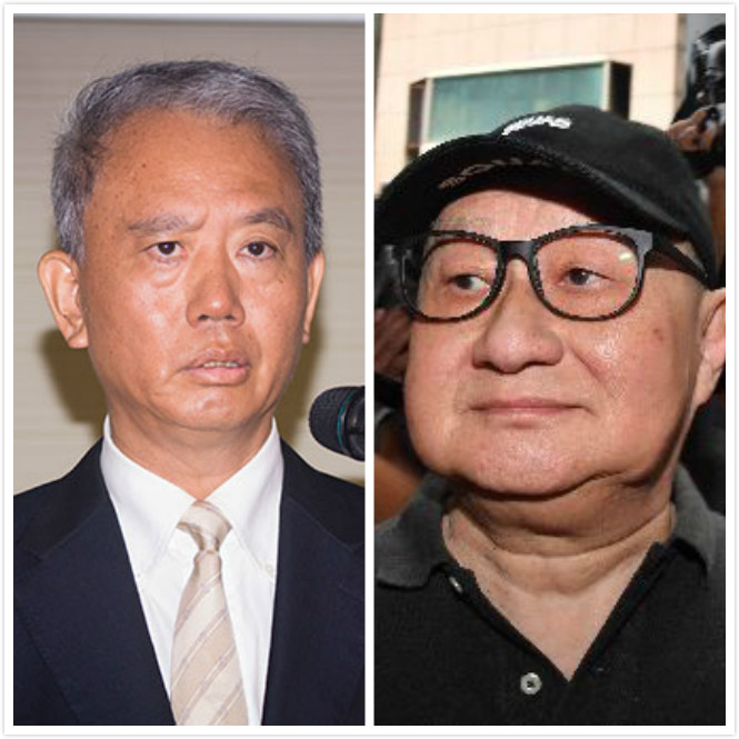 61歲前味全食品董事長魏應充及68歲前太平洋電信電纜公司董事長孫道存昨同放探親假。 圖：新頭殼合成