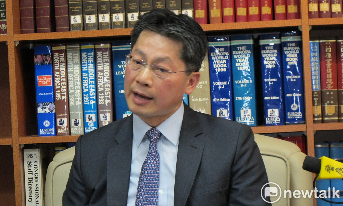 外交部發言人李憲章19日感謝美國參議院通過國防授權法案。 資料照片：林朝億/攝