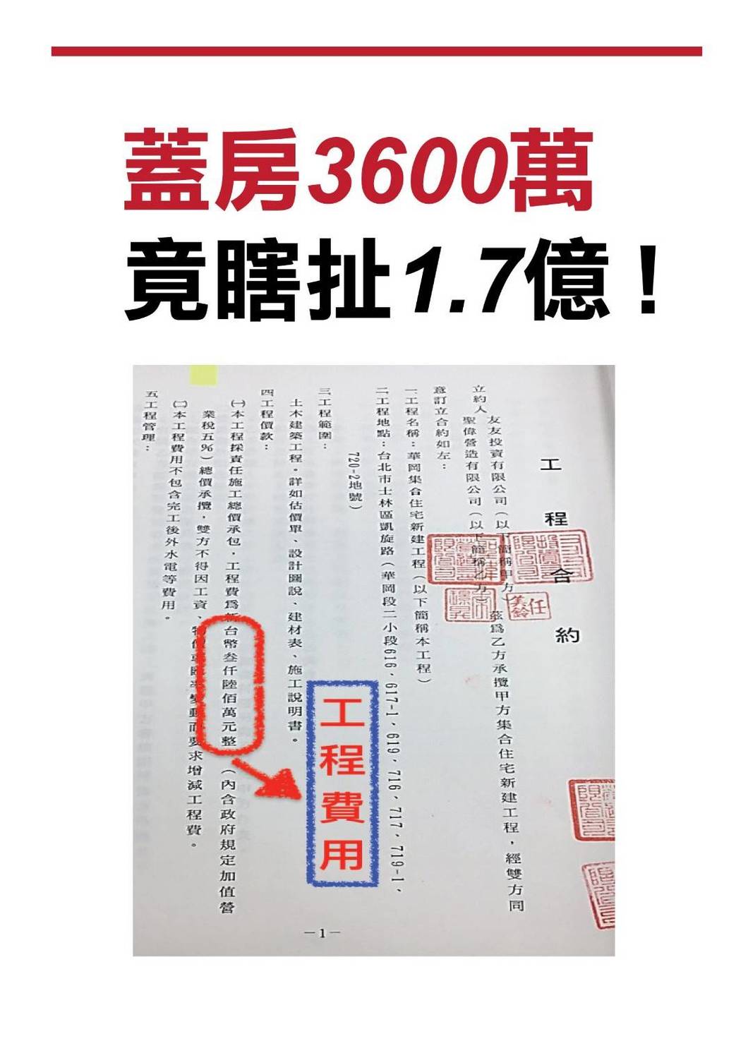 侯辦提供相關文件資料證明，強調文大宿舍並無違法情事。 圖:侯友宜競選辦公室/提供