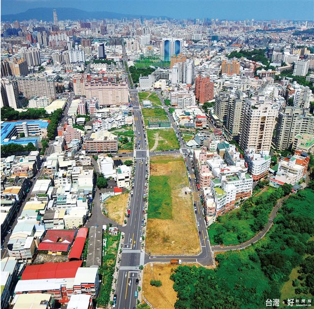 鳳青重劃區臨近文山商圈、圓山特定區及三民區東區，人口密集，備受看好。 圖：高雄市地政局/提供