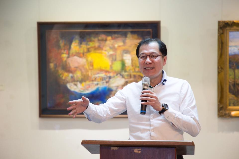 嘉義縣副縣長吳芳銘今天下午突然宣布參選下屆縣長選舉。 取自吳芳銘臉書
