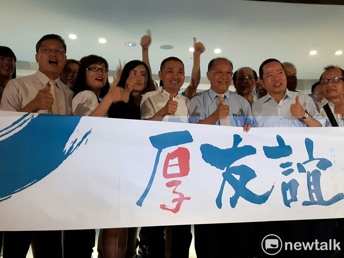 侯友宜選舉主軸定調為「厚友誼」。 圖：林昀真/攝（資料照片）