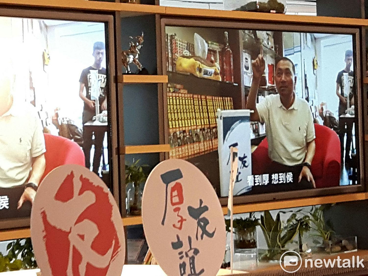 面對對手頻出招拉低其聲勢，侯友宜說，「勇敢做我該做的事，面對所有挑戰，相信所有市民眼睛是雪亮的。」 圖:林昀真/攝