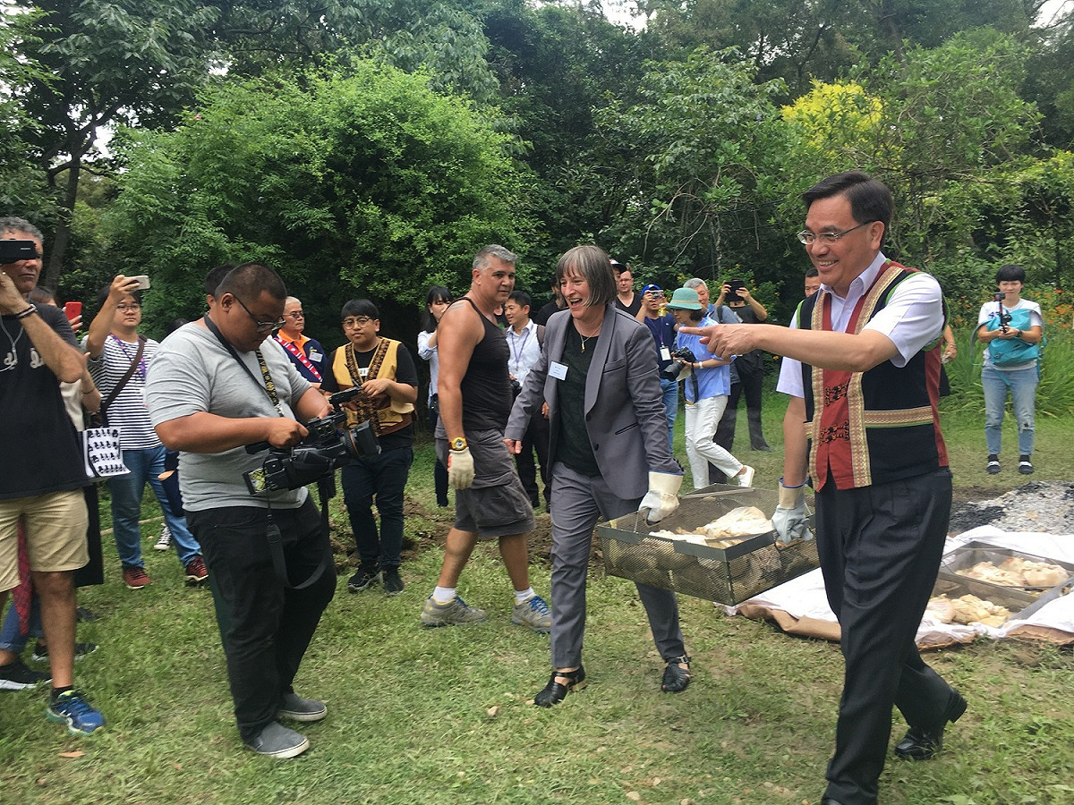 Icyang‧Parod進一步說明，紐西蘭為我國在國際上重要的夥伴，兩國在2013年簽訂「臺紐經濟合作協定」，迄今將滿5年，成果相當豐碩。 圖：原民會／提供