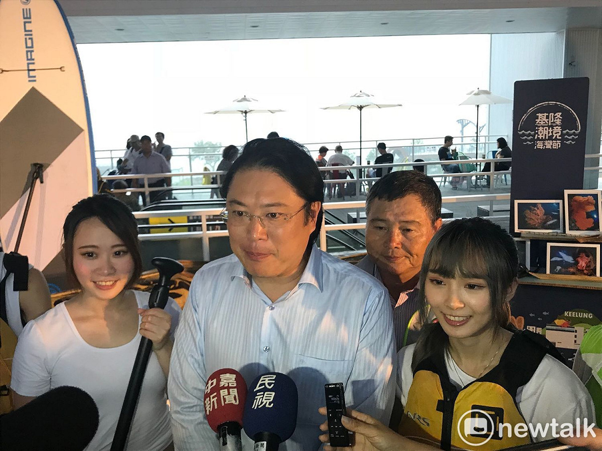 基隆市長林右昌。 圖 : 周煊惠 / 攝