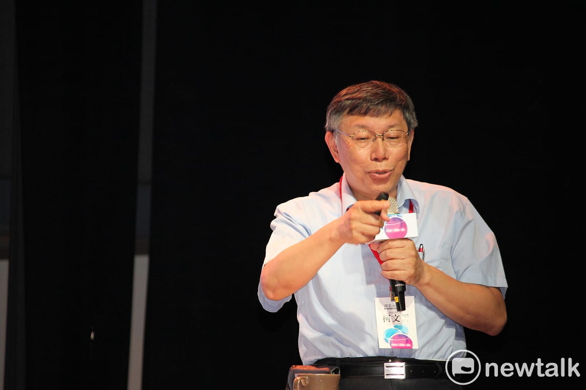 台北市長柯文哲舉辦海選競選團隊招募人才。 圖：新頭殼資料照