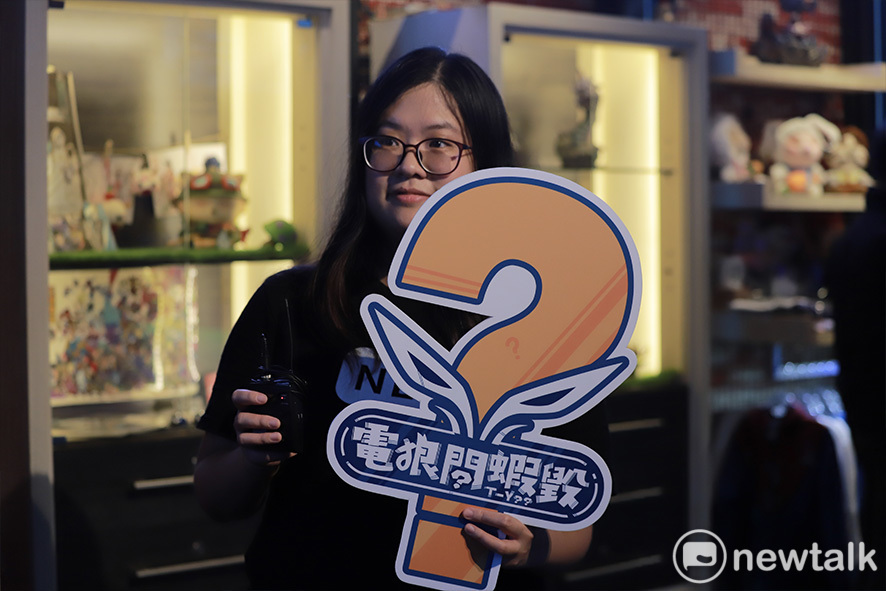 粉絲參與電狼問蝦毀。 圖：張瑞文/攝
