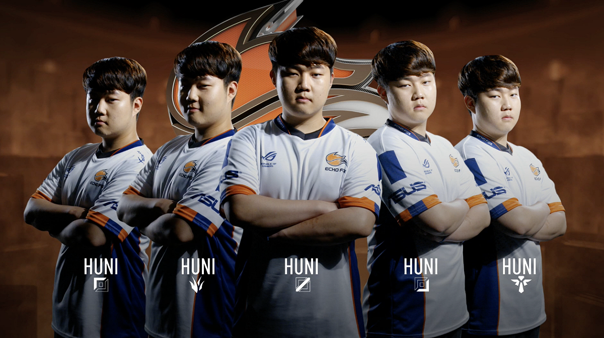 Huni打了三場比賽，走三個不同位置。 圖：翻攝自 LOL Esports