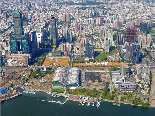 高雄市亞洲新灣區首件旗艦級大案 - 特貿三基地，今(27)天正式公告招商。 圖：高雄市都發局/提供