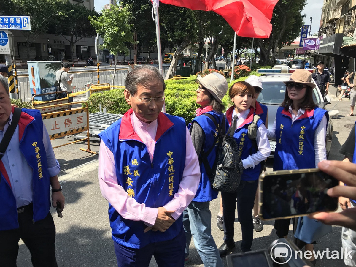 《半島電視台》臥底記者揭露統促黨及中華愛國同心會內幕。圖為統促黨總裁張安樂。 圖 : 新頭殼資料照