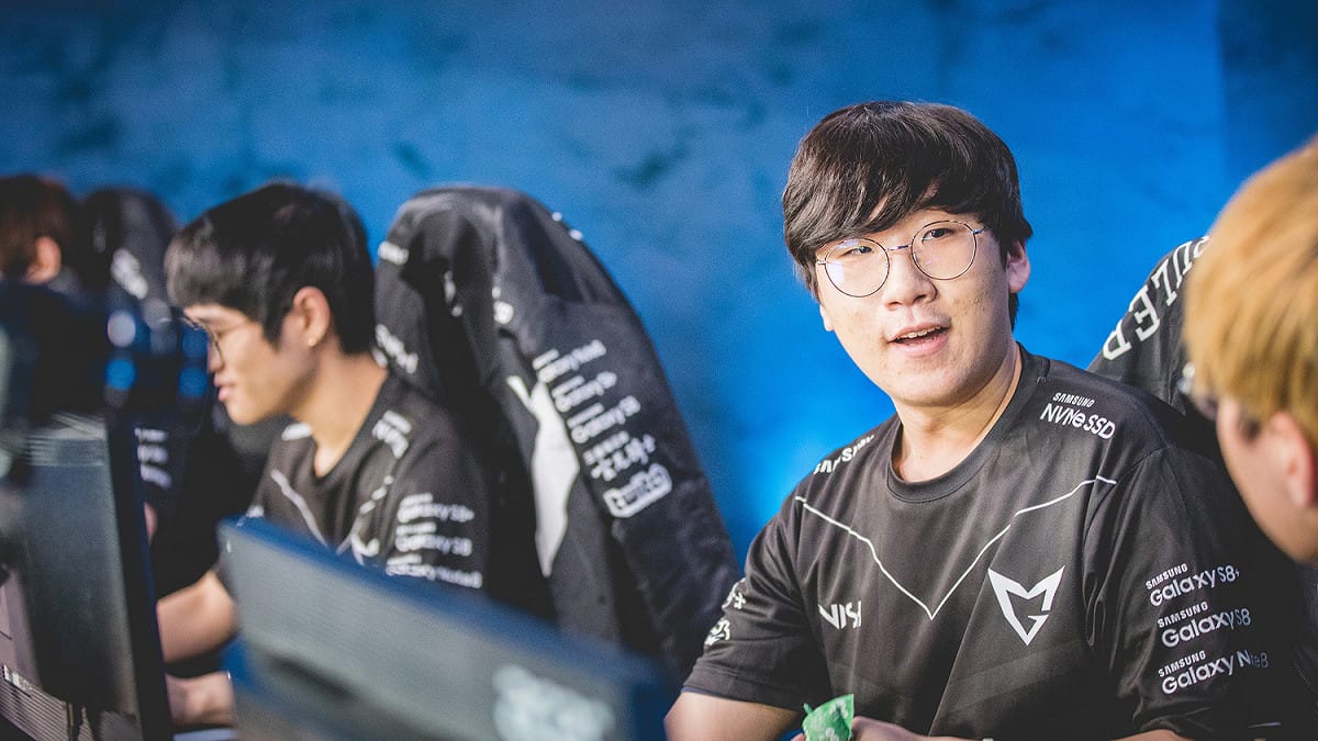 GEN的AD Ruler認為ADC仍然是很好的英雄。 圖：翻攝自 LOL Esports flickr