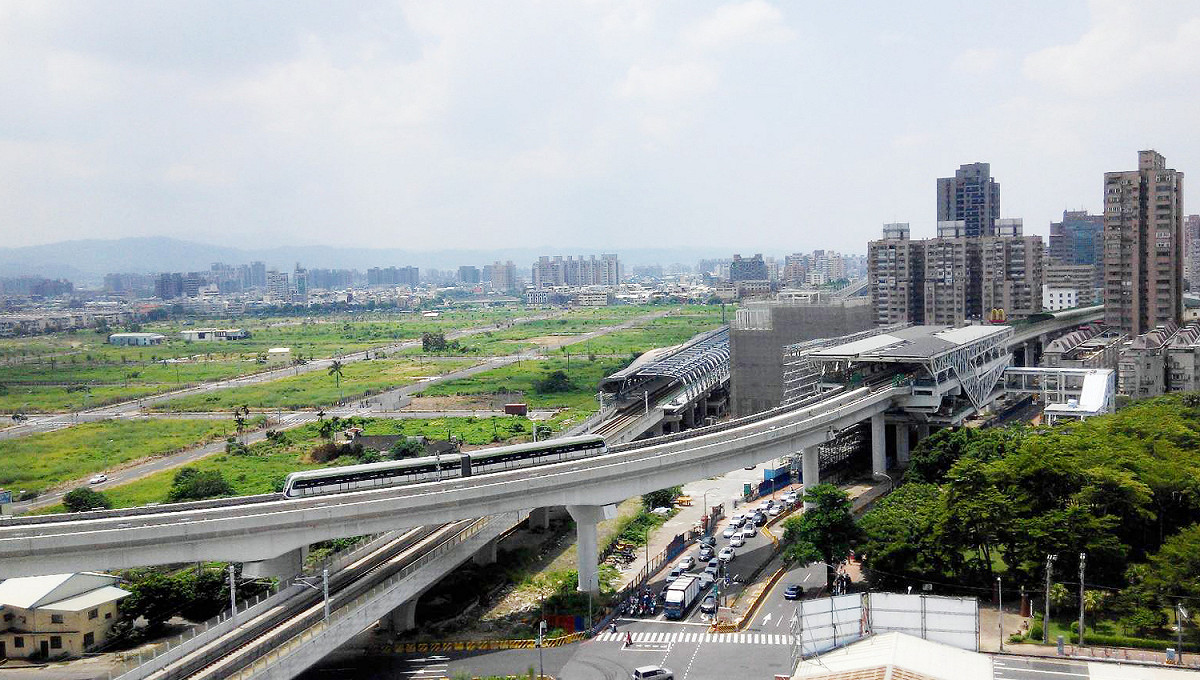 台中市捷運綠線北屯松竹段。 圖：台中市政府/提供
