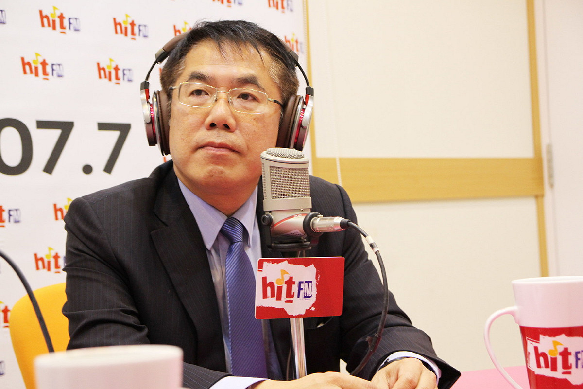 民進黨台南市長參選人黃偉哲表示絕不為選舉脱離兄妹關係。 圖 : HitFM/提供