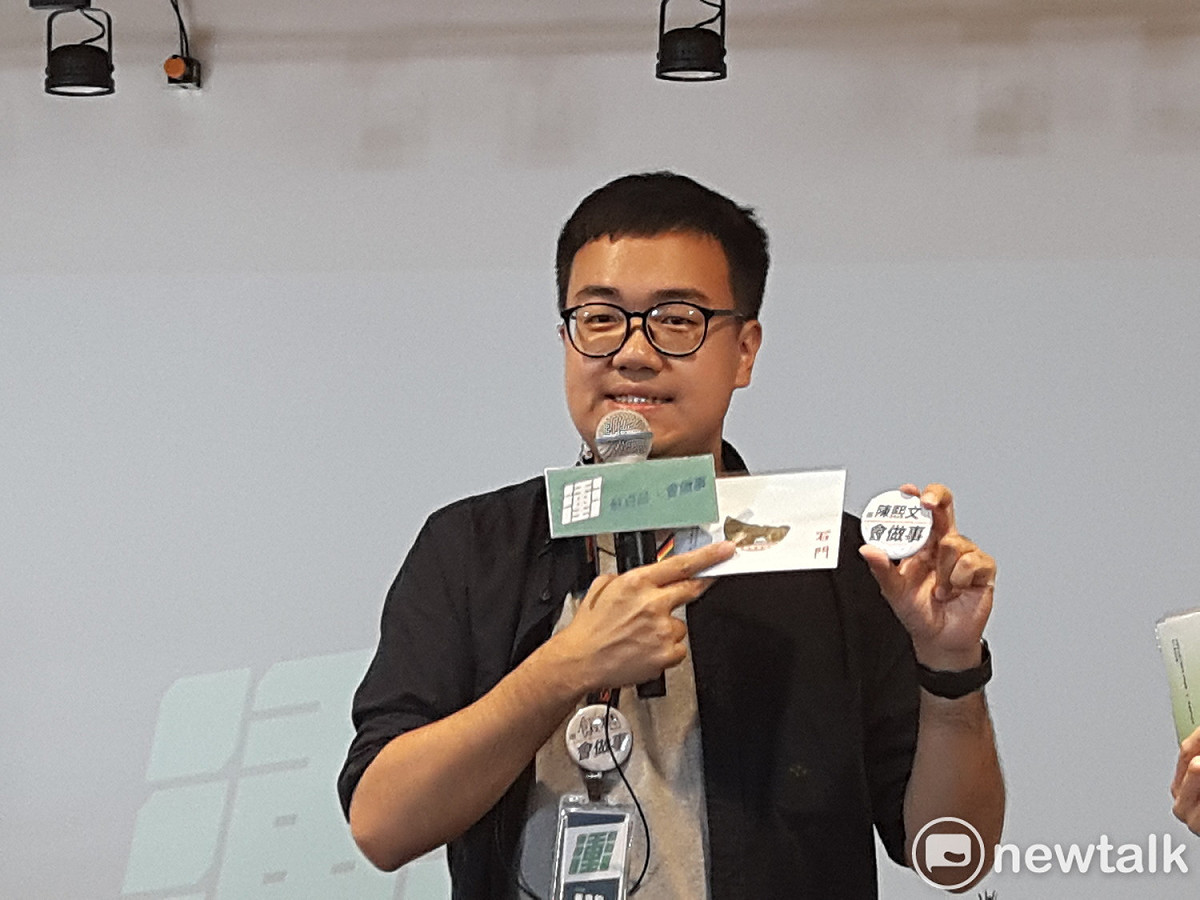 黃韋鈞表示，既然都發局已經做出認定，呼籲侯友宜與文化大學儘快共商解決方法，不要讓學生居住權益受損。 圖:林昀真/攝