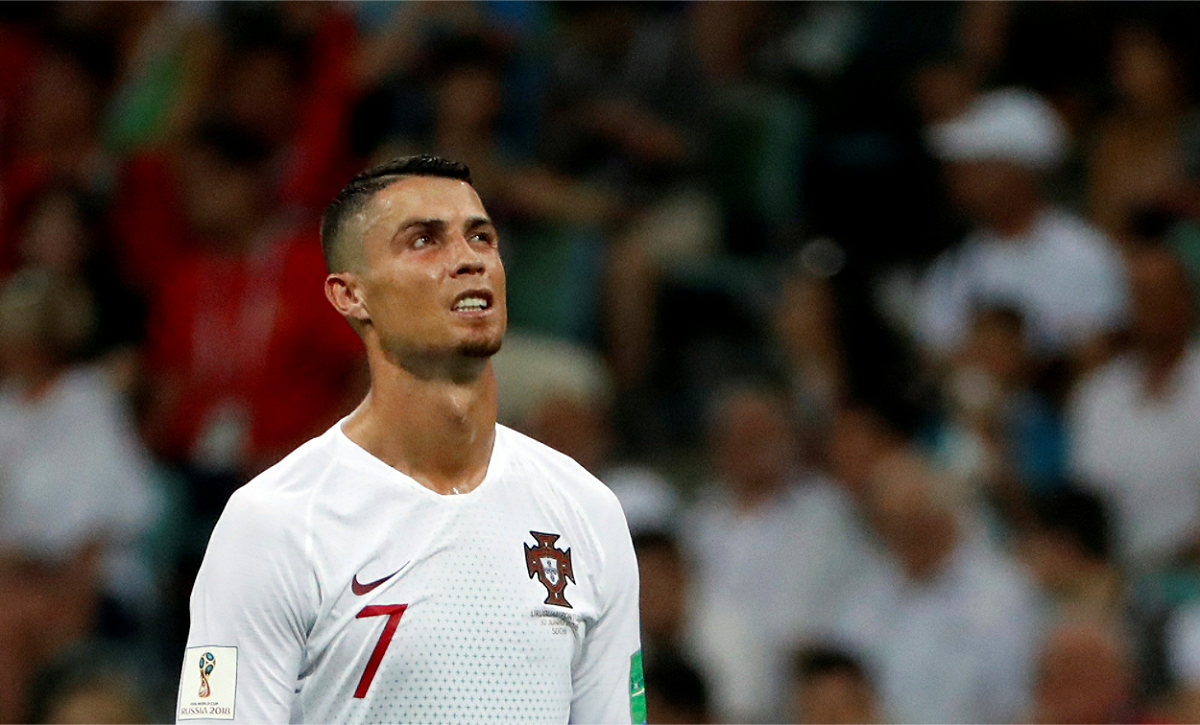 C羅（Cristiano Ronaldo ）：前後左右，規矩超多，一絲不苟。 圖：達志影像/路透社