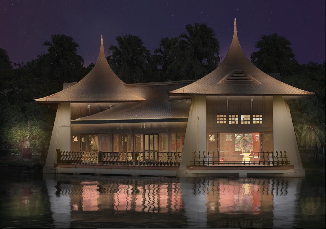 台中市指標性的台中公園將推動台中公園光環境再造計畫，包含5大取景地的日月湖、湖心亭、中正橋、中山橋等湖邊環境。 圖：台中市政府提供