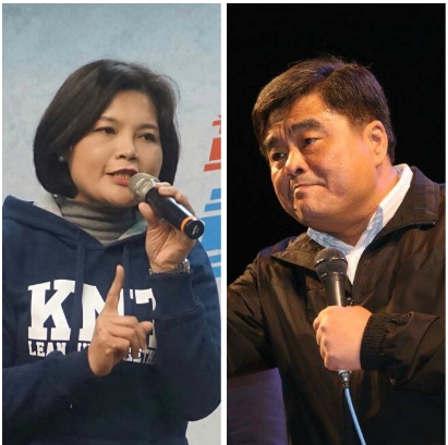 前雲林縣長張榮味(右)與胞妹張麗善。 圖 : 新頭殼合成