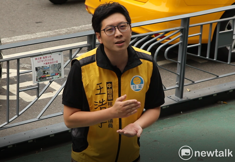 桃園市議員王浩宇。 圖：林昀真/攝(資料照片)