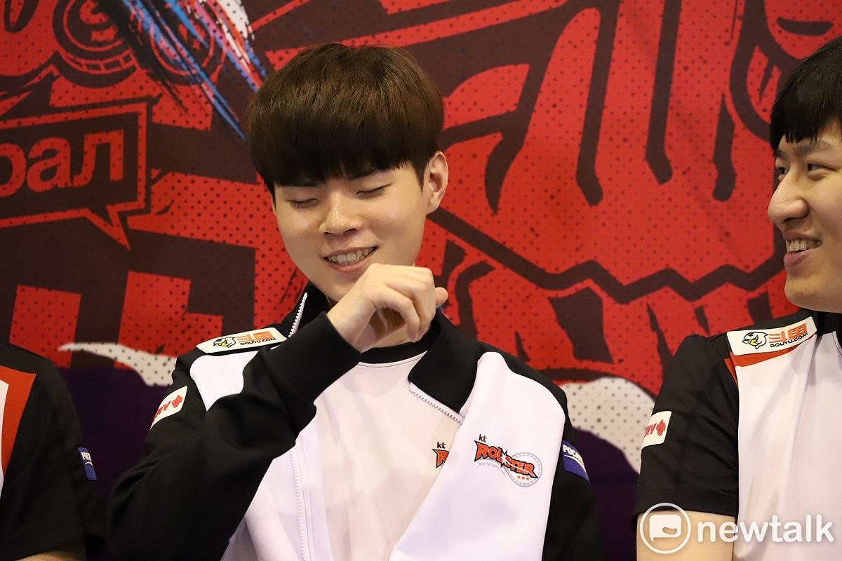 KT AD選手 Deft。 圖：蔡幸秀/攝