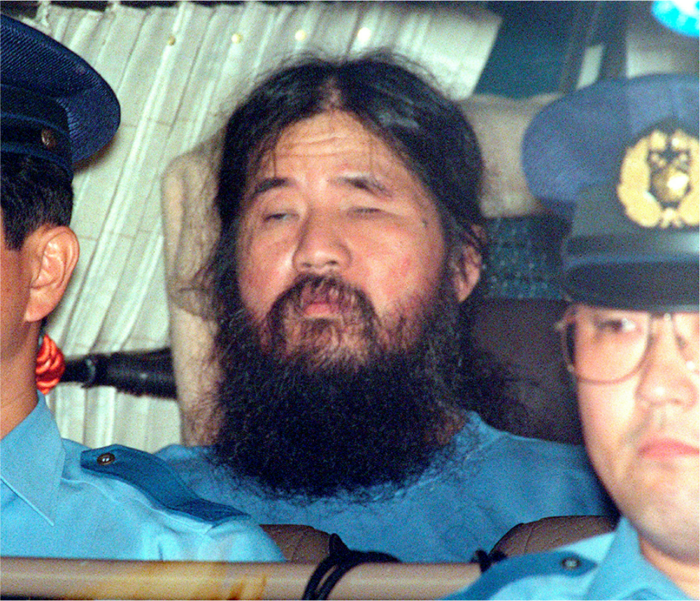 今(6)日上午9點40分執行前奧姆真理教教主麻原彰晃死刑。 圖：新頭殼資料庫（資料照）