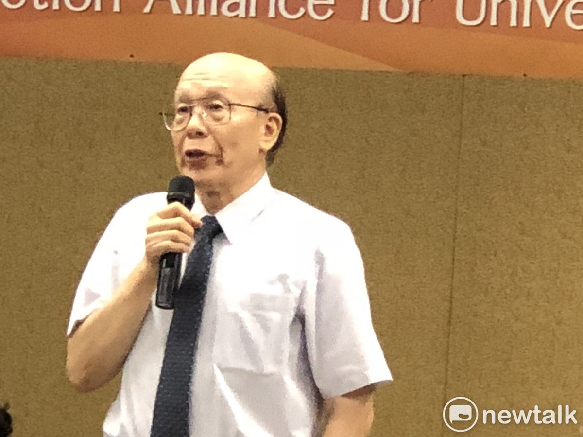 台大前校長李嗣涔說，台灣已經變成「教育部沒部長，台大沒校長」的國際笑話、「一個有良心的人怎麼敢接教長」！ 圖：謝莉慧/攝