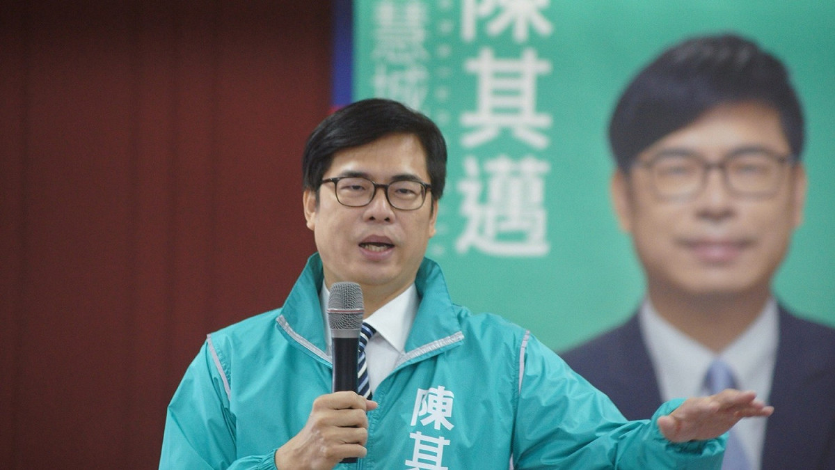 陳其邁表示，昨晚當面向總統爭取，要將捷運橘線從大寮延伸至屏東。 圖/陳其邁辦公室
