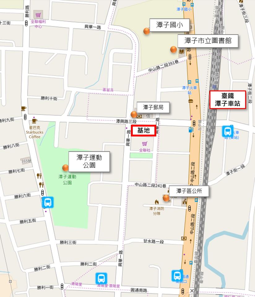 「潭興立體停車場興建計畫」基地周邊區位圖。 圖：台中市交通局/提供