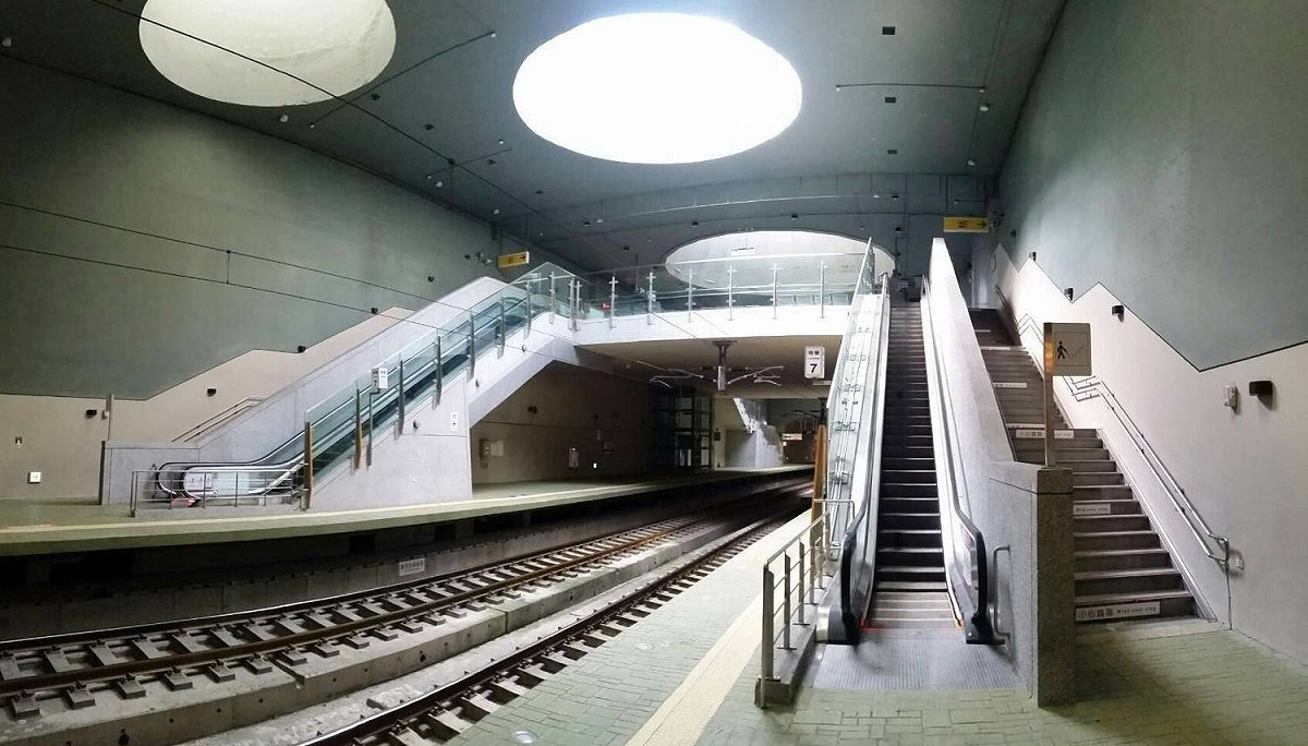 林榮新光站成為花東地區唯一地下車站。 圖：台鐵提供
