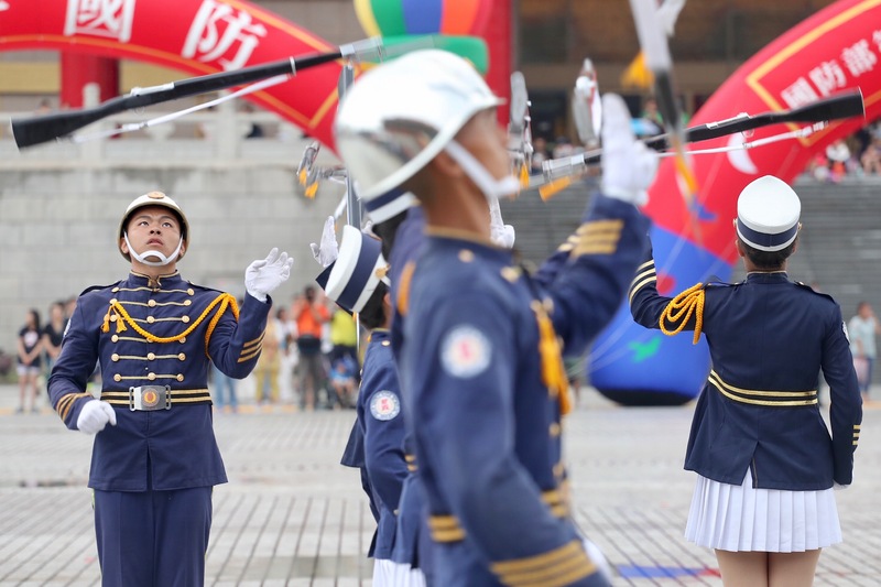 新興高中帶來精彩演出，奪下亞軍。 圖：中央社