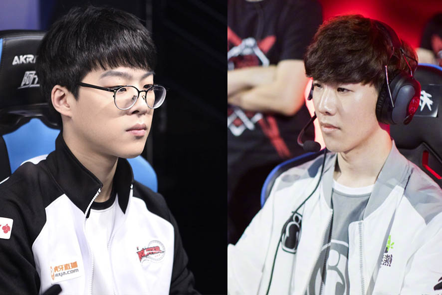 這場比賽最大的看點莫過於兩位頂尖上單KT Smeb、IG The Shy的對決。 圖：翻攝自KT Twitter 、 IG 微博