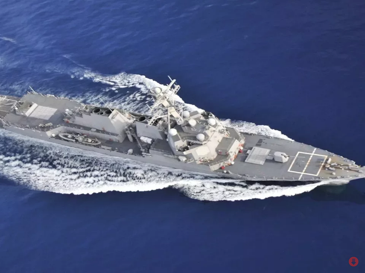 昨晚美軍馬斯廷號航經台灣海峽，這是美軍軍艦第12度過台海。(示意圖) 圖：翻攝自Youtube