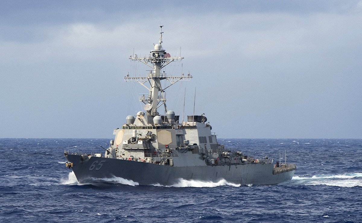 美軍太平洋艦隊（US Pacific Fleet）發言人布朗（Charlie Brown）證實，2艘美國海軍軍艦於台北時間7日與8日例行航行。 圖：新頭殼資料照片