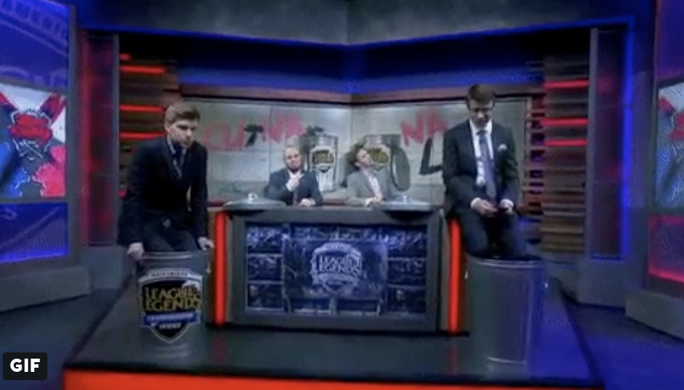 NA被認證為真正的垃圾桶。 圖：翻攝自 LOL Esports Twitter