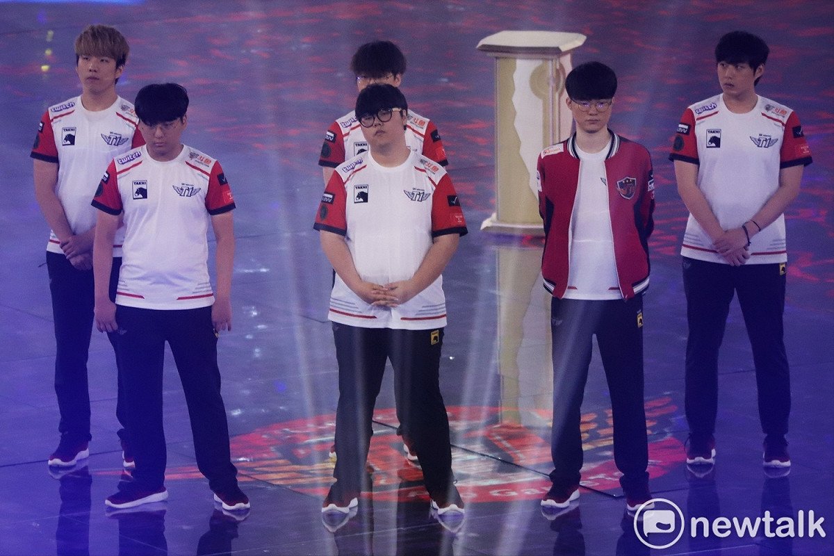 LPL派出了王牌RNG，LCK也選出了三冠王SKT應戰。 圖：蔡幸秀/攝