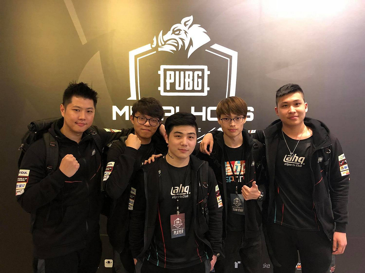 在METALHOGS PUBG LEAGUE賽事中奪冠的ahq 圖：翻攝自 ahq 臉書