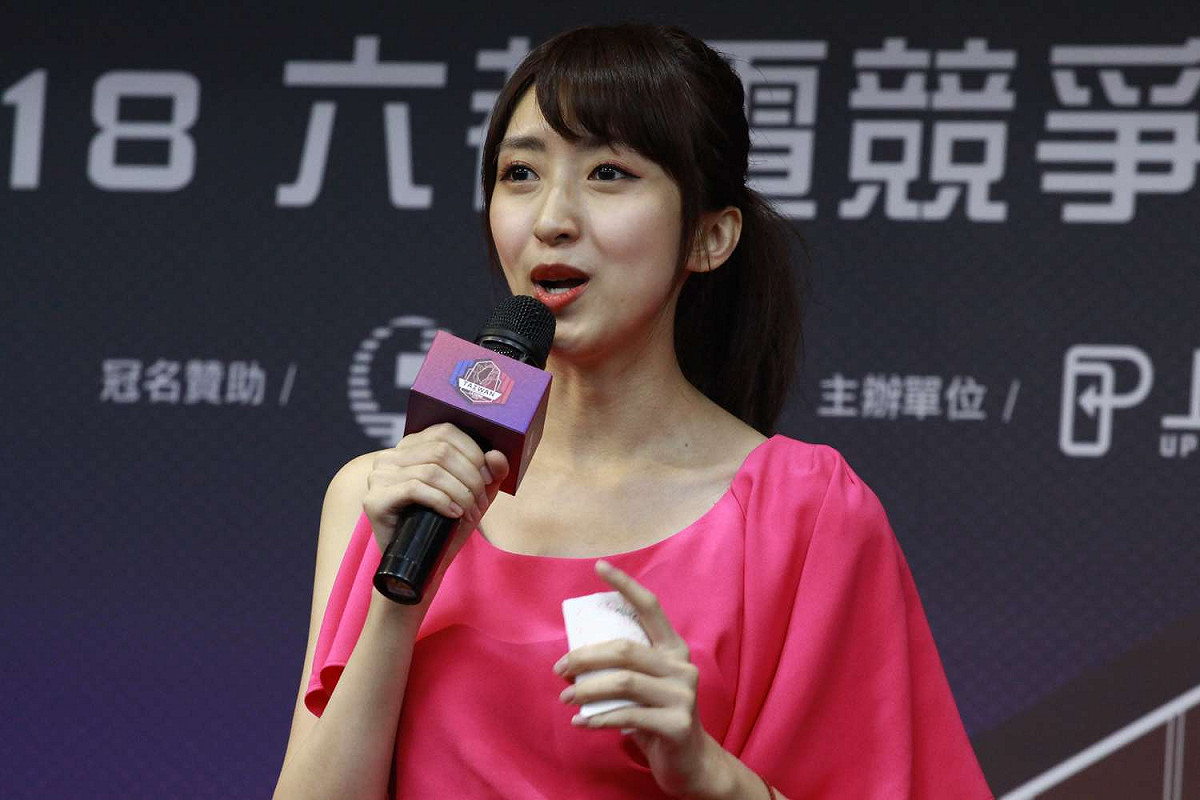 美麗的主持人小熊。 圖：陳耀宗／攝