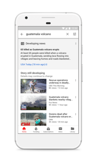 youtube將推出新措施打擊假新聞。 圖：翻攝Youtube