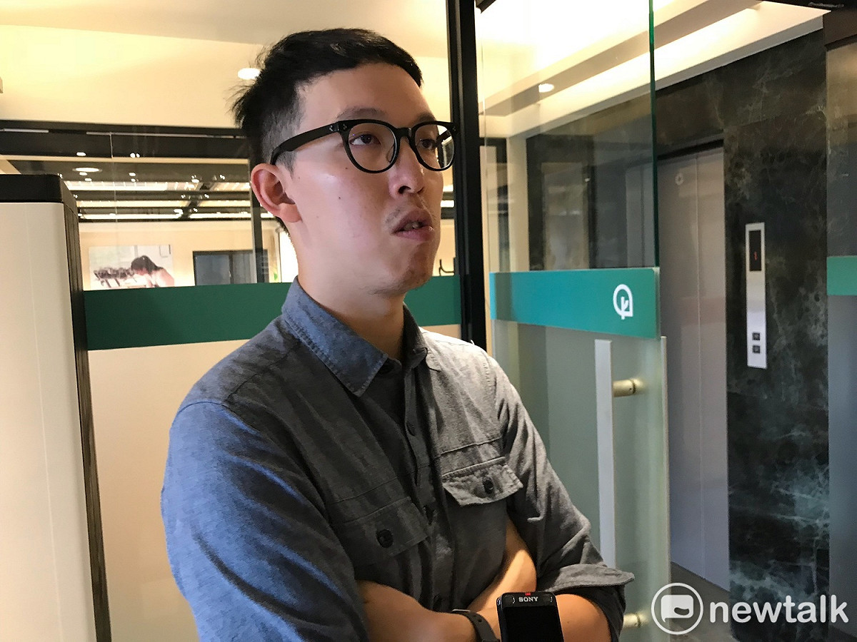 柯文哲競選團隊001號成員柯昱安。 圖：新頭殼資料照