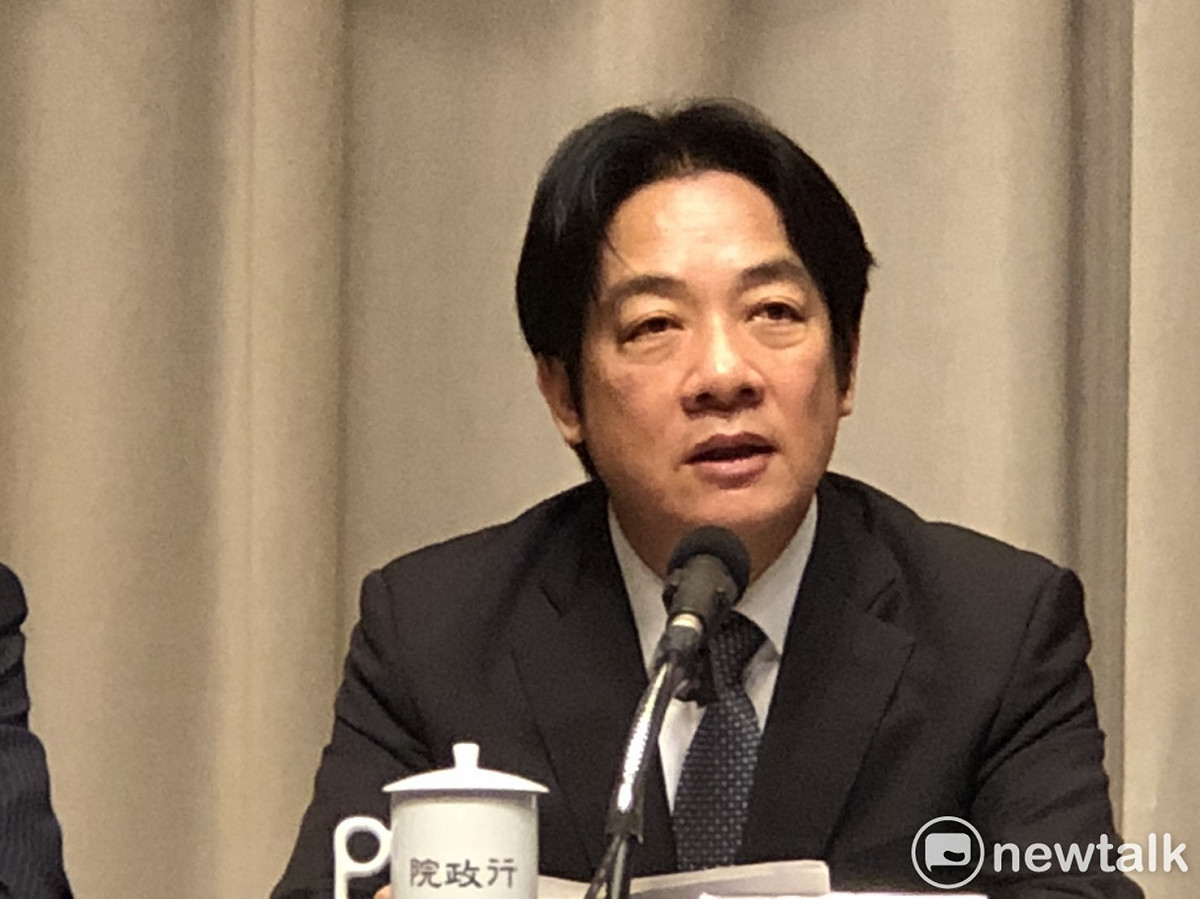 行政院長賴清德今日出席環保署舉辦的特展，大讚台灣資源回收名列世界前茅。 圖：新頭殼資料照片