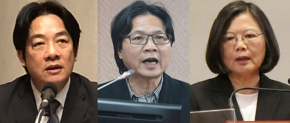 新任教育部長葉俊榮談及台大校長遴選案，他表示要有勇氣直接面對，且總統蔡英文及行政院長賴清德也應與他相同態度處理。 圖：新頭殼合成