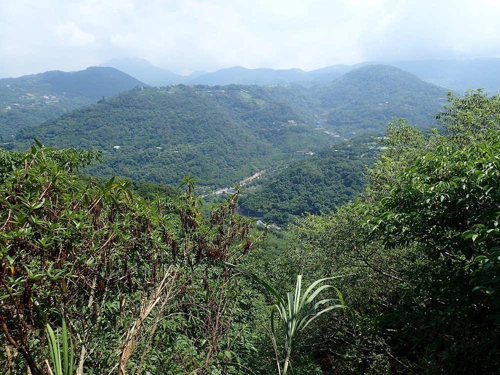 親山步道途中，還可遠眺陽明山層巒山美景。 圖：台北市工務局提供