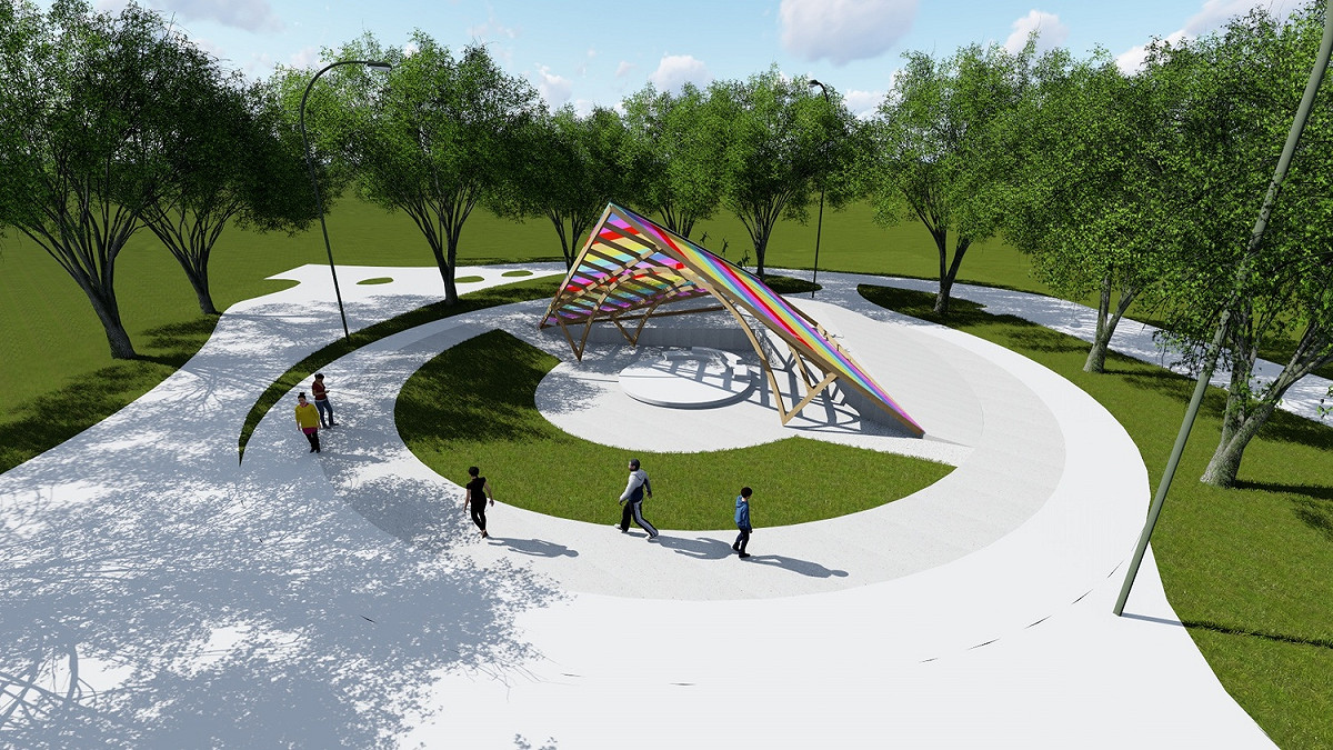 台中花博將於11月3日活動至明年(108)4月24日止，其中在后里森林園區的「原生祕境」，由泰雅族人間國寶尤瑪‧達陸共同規劃七大展區。 圖：台中市政府提供