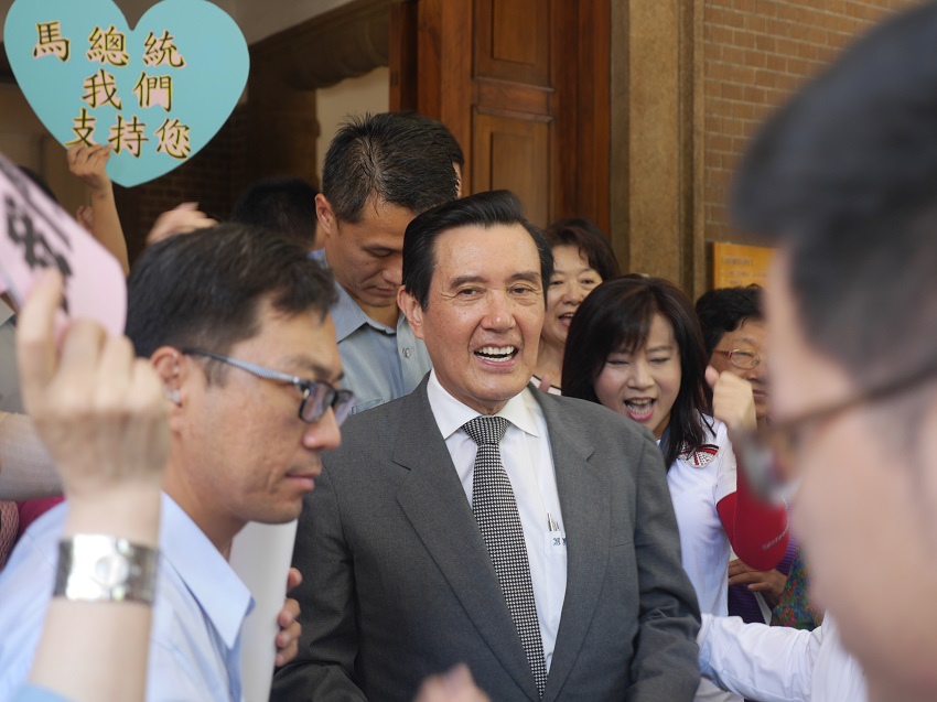 「三中案」今天上午在台北地方法院開庭，前總統馬英九出庭應訊。  圖：新頭殼資料庫