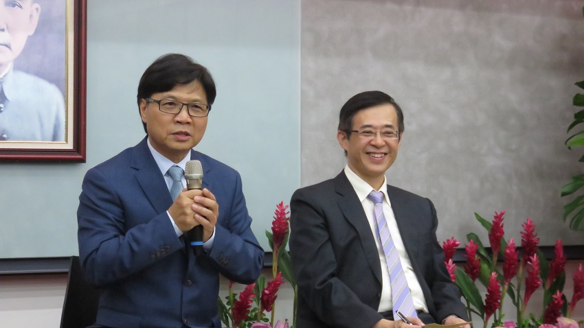 新任教育部長葉俊榮今天正式上任。 圖：趙婉淳／攝