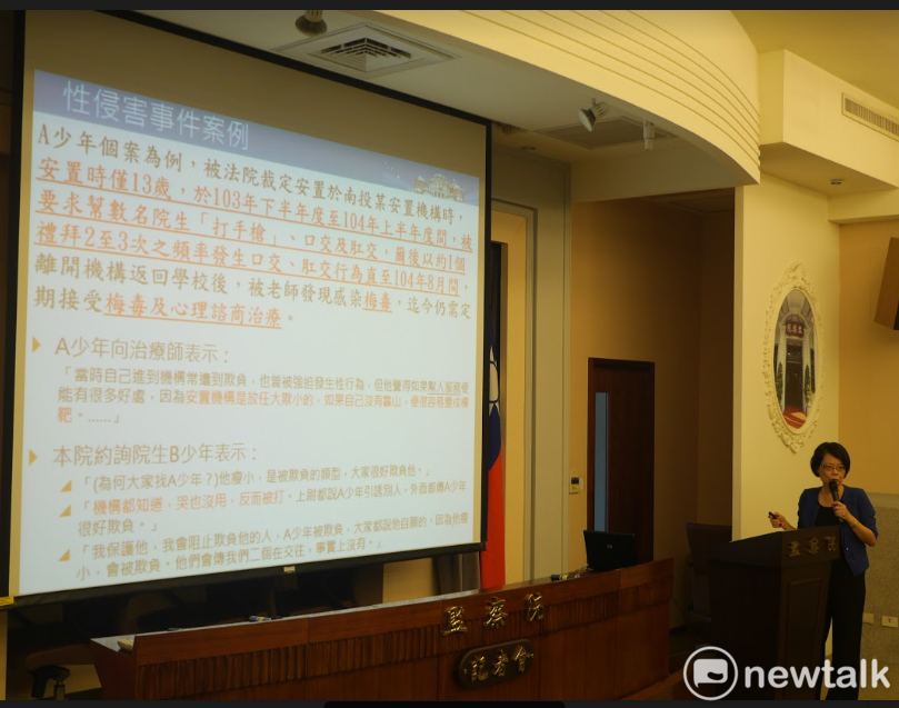 王美玉說明個案。 圖/聶良恩攝