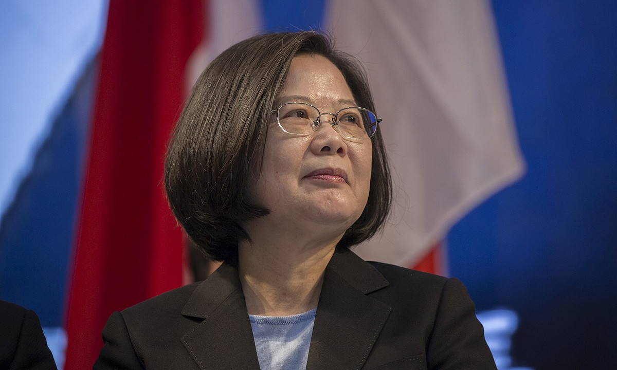 總統蔡英文接見歐洲議會成員時強調，不會在壓力下屈服。 圖：總統府資料照片