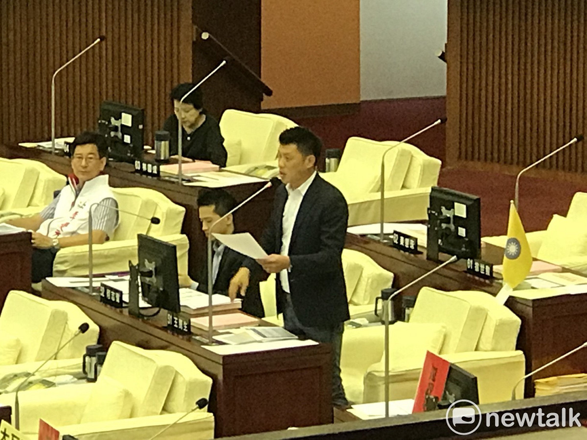 民進黨台北市議員王閔生。 圖：曾薏伃 / 攝