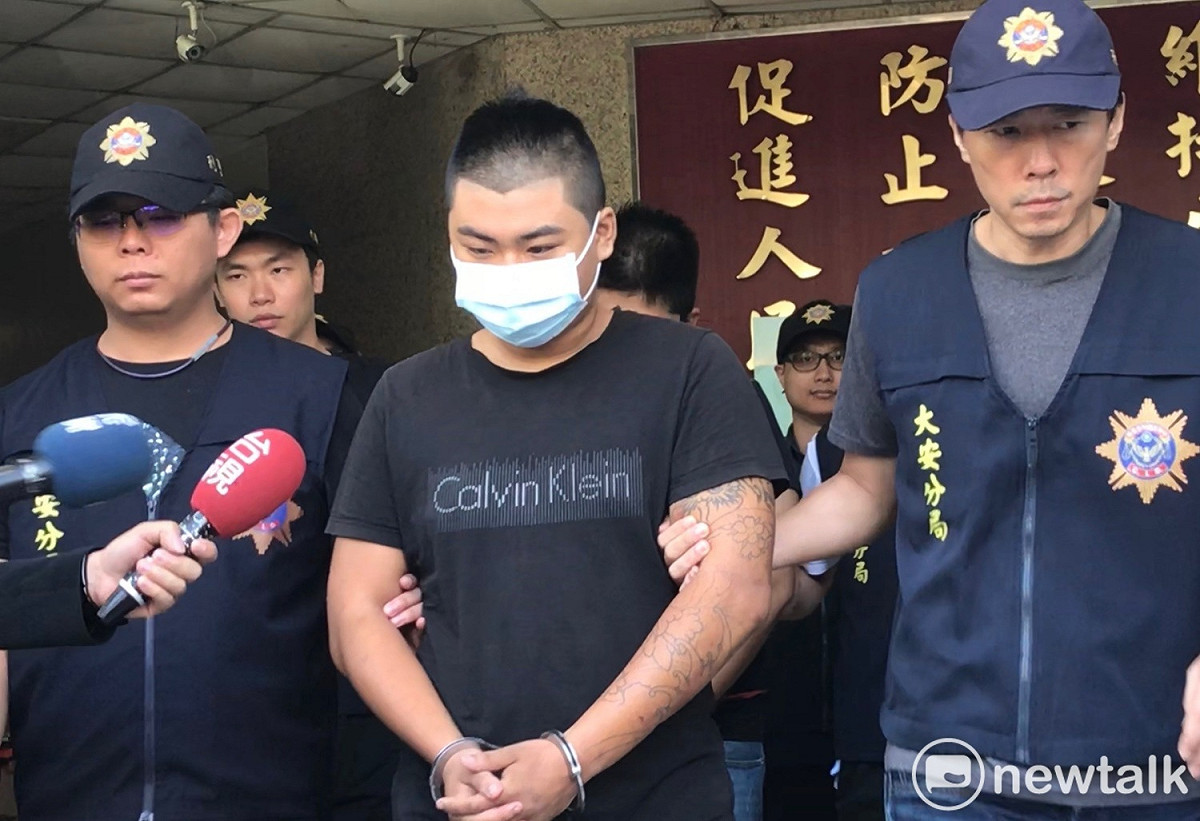 安和辛亥槍擊案北聯幫討債嫌犯。
 圖：曾薏伃／攝